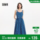 森馬（Semir）牛仔連衣裙女甜酷時(shí)尚個(gè)性2025夏元氣滿(mǎn)印背帶裙俏皮109325114025