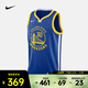 耐克（NIKE）22/23賽季男子速干球衣金州勇士隊 DRI-FIT NBA SWINGMAN JERSEY DN2005-401 L