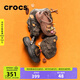 CROCS卡駱馳貝雅云彩洞洞鞋戶(hù)外老爹鞋沙灘女休閑鞋|208186 黑色-001 38 (240mm)