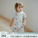 OAK FAMILY兒童家居服紗布短袖套裝夏季男孩女孩親子睡衣 面包王國-兒童款 90 cm （建議身高：80~90cm)