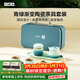 小罐茶便攜陶瓷茶具帶茶盤(pán)遠黛青山旅行茶具伴手禮生日禮物禮盒裝