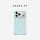 CASETIFY CHROMATIC: HUES 炫彩/純色波漾手機殼 MagSafe  適用于蘋果iPhone17/16 Pro/Max手機保護殼 【新色上市】天青色 iPhone17 Pro Ma