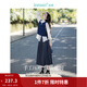 茵曼（INMAN）2026春季女裝新款半身裙女格雷系百褶學(xué)院風(fēng)A字顯瘦高級感長(cháng)裙子 貴族灰 M