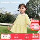 巴拉巴拉【balaOne】巴拉巴拉童裝兒童連衣裙女童2026新款春裝滿(mǎn)印短裙子 奶黃碎花00333 100