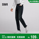 森馬（Semir）森柔|牛仔褲男冬季加絨彈力小腳簡(jiǎn)約長(cháng)褲顯瘦顯高103724124112 
