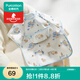 全棉時(shí)代罩衣寶寶吃飯純棉飯飯衣防水防臟嬰兒圍兜兒童反穿護衣 和平城堡 90/52