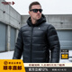 龍牙龍牙隱之雪狐PRO輕量便攜連帽羽絨服加強版戶(hù)外運動(dòng)面包服男鵝絨 極夜黑 XL 185/104A（重170-190斤）