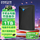 憶捷（EAGET）移動(dòng)硬盤(pán) 1TB 雙盤(pán)備份 USB3.0 G20CPRO 2.5英寸 外接外置存儲數據照片 高速傳輸防震 黑色