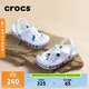 卡駱馳（CROCS）貝雅卡駱班洞洞鞋|205089 白/深藍-126   36 /37(220mm)  