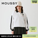 moussy 女裝新款米奇POLO寬松T恤028GAY90-5030 010白色 均碼