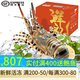 皆鄰東山島海捕大花龍蝦錦繡花龍蝦大青龍蝦禮盒海鮮禮盒春節送禮年貨 大花龍蝦禮盒2-2.5斤/只*2只