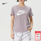 耐克（NIKE）女裝短袖 2026新款跑步運動(dòng)休閑大logo針織透氣圓領(lǐng)T恤衫半袖上衣 DX7907-226 M
