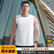 龍牙【2件-100】二代秘纖速干寬肩背心內搭休閑外穿舒適純色吸濕背心 白色 M (175/96A) 高178重140-155斤