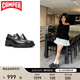 CAMPER【博主同款】女鞋Milah增高皮鞋女厚底樂(lè )福鞋粗跟單鞋 黑色002 38
