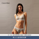 Calvin Klein內衣女莫代爾混紡ck輕運動(dòng)無(wú)鋼圈軟支撐背心文胸 P7A-椰青灰 M