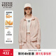 Teenie Weenie【防曬涼感】小熊女裝外套夏季雙棲彩殼上衣 粉色 S