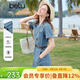 百圖（betu）女裝夏季新款連衣裙配腰帶棉感潮流牛仔裙子女2503D03