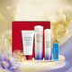 資生堂（Shiseido）悅薇滋潤水乳潔面+藍胖子防曬套裝 保濕護膚品 中小樣旅行便攜