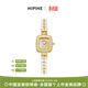 西普尼金表（HIPINE）金表女珍美人輕奢純金999手鏈表黃金手表防水石英表女生日禮物 珍美人【金重1g】方表
