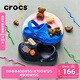 卡駱馳（CROCS）貝雅兒童洞洞鞋男女童戶(hù)外包頭沙灘鞋拖鞋/207013/207012 海藍-456 33 (200mm)
