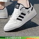 阿迪達斯（adidas）三葉草男鞋女鞋 2026春季新款款時(shí)尚潮流休閑鞋低幫舒適運動(dòng)板鞋 黑/亮白/男女同款/經(jīng)典三葉草 曬圖退10 40.5 (250mm)