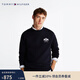 Tommy Hilfiger秋冬男裝純棉潮流美式休閑磨毛徽章刺繡圓領(lǐng)運動(dòng)套頭衫衛衣 藏青色DW5 L （推薦：150-165斤）
