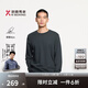 勁霸男裝（K-Boxing）勁霸男裝秋季圓領(lǐng)衛衣商務(wù)寬松抗菌羊毛套頭衫|BTWE3314 森林暗綠 XL