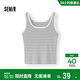 森馬（Semir）背心女夏短款U領(lǐng)涼感緊身無(wú)袖撞色內搭氣質(zhì)疊穿上衣101325102001