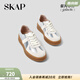 圣伽步（SKAP）板鞋女士運動(dòng)休閑百搭厚底德訓鞋[章若楠同款] 銀色 36