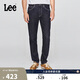 Lee705標準中腰錐形不易褪色清水洗男牛仔褲 清水洗  32