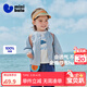 迷你巴拉巴拉【純棉】男女寶寶透氣防曬衣夏季新款棒球服空調衫 灰藍A81301 100
