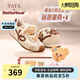 他她TATA明星同款黃油小熊聯(lián)名加絨德訓阿甘鞋 米杏/米白/棕 39
