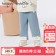 巴拉巴拉balaOne兒童長(cháng)褲女童寶寶直筒牛仔褲加絨保暖2025冬208425108008