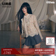 LIME朗姿集團LIME萊茵粗花呢短截上衣流光溢彩高定小香風(fēng)25年秋季新款 甜玉米色 S