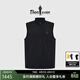 比音勒芬【12D四面彈】春夏款男士?jì)羯R甲休閑戶(hù)外防水干爽輕便立領(lǐng)背心 07黑色 XL （110）