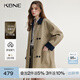 KBNE巴恩風(fēng)卡其色風(fēng)衣外套女中長(cháng)款小個(gè)子大衣春秋新款氣質(zhì)外衣 卡其色 M