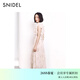SNIDEL連衣裙女26春夏新品優(yōu)雅收腰荷葉邊小飛袖印花SWFO261103 淺粉色 S (0)