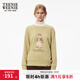 Teenie Weenie小熊女裝時(shí)尚衛衣秋季簡(jiǎn)約印花圓領(lǐng)套頭衫休閑風(fēng)上衣 橄欖綠 S (160)