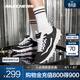 斯凱奇（Skechers）奧利奧熊貓鞋丨老爹鞋女經(jīng)典黑白復古春夏輕便潮流增高運動(dòng)休閑鞋 【女款】黑色/白-BKW 37