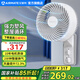 艾美特（AIRMATE）壁扇空氣循環扇電風扇家用電扇宿舍辦公室臥室掛壁式電風扇壁掛式墻壁扇飯店節能工程扇工業風扇 【2min整屋換氣】機械款 FW23-X6