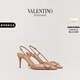 華倫天奴VALENTINO[禮物]女士 VLOGO SIGNATURE 漆皮高跟鞋 肉桂粉色（建議選小半碼） 37