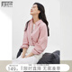 對白（DUIBAI）【杜鵑同款】簡(jiǎn)約松弛感白襯衫女2026春新款寬松休閑粉色上衣 山茶粉 XL