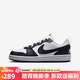 耐克（NIKE）男女運動(dòng)鞋court潮流低幫板鞋休閑鞋DV5456-131 黑/白 36