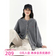 飛鳥(niǎo)和新酒2026春季新款時(shí)尚休閑小個(gè)子寬松灰色棒球服短款外套女 其它深灰HRC03 預售[4月5日] M