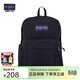 JANSPORT杰斯伯書(shū)包輕便雙肩包男女旅行包簡(jiǎn)約背包電腦包學(xué)生校園 4QUT008爵士黑-側邊袋