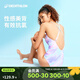 迪卡儂泳衣女款溫泉泳裝專(zhuān)業(yè)訓練競速顯瘦女士游泳衣大碼女裝 夢(mèng)幻波波 M