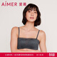 愛(ài)慕女士?jì)纫吕俳z邊無(wú)托無(wú)鋼圈一片式隱孔杯聚攏抹胸文胸鐘愛(ài)AM176151灰色C80