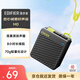 漫步者（EDIFIER）M0 便攜式藍牙音箱 戶外迷你音箱音響 凈重僅70g 超長續航 隕石灰 七夕情人節禮物