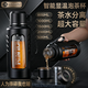 慕馨（moosen）防摔玻璃杯大容量泡茶杯男士水杯子茶水分離智能防燙高硼硅 1000ML【一杯雙蓋+把手蓋可喝水+杯刷】