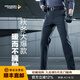 龍牙【補貨速搶】寒鋒戰術(shù)軟殼長(cháng)褲秋冬男通勤彈力戶(hù)外防風(fēng)寒保暖 極夜黑（修身加強版） 33 175/90B 高175重161-180